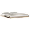 vidaXL Estructura de cama de suelo Natural 180 x 220 cm