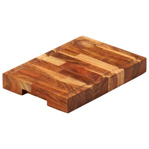 vidaXL Tabla de cortar madera maciza de acacia 30x21x4 cm