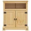 vidaXL Armario de ba&ntilde;o Corona madera maciza de pino 70x33x80 cm