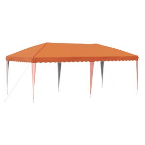 vidaXL Carpa Plegable para Fiestas 575 x 290 x 245 cm Naranja