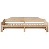 vidaXL Sofá cama nido madera maciza de pino 80x200 cm