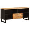 vidaXL Mueble de TV Marr&oacute;n 100 x 33 x 46 cm Madera de mango maciza