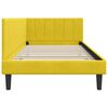 vidaXL Estructura de cama en esquina Amarillo 100 cm x 200 cm