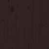 vidaXL Estructura cama 2 cajones madera pino marr&oacute;n oscuro 100x200 cm