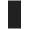 vidaXL Aparador de madera contrachapada negro 88x30x65 cm