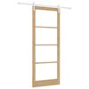 vidaXL Puerta Corredera ORKDAL Natural 93 x 232 cm