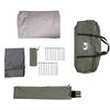 vidaXL Tienda campaña familiar túnel 6 personas impermeable verde