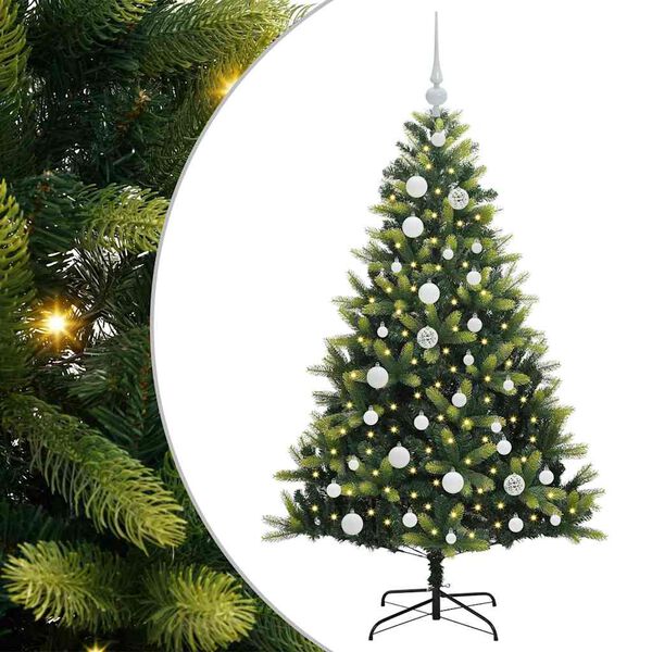 vidaXL &Aacute;rbol de Navidad Artificial Articulado 150 LEDs Verde 120 cm