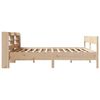 vidaXL Estructura de cama sin colch&oacute;n madera maciza de pino 200x200 cm