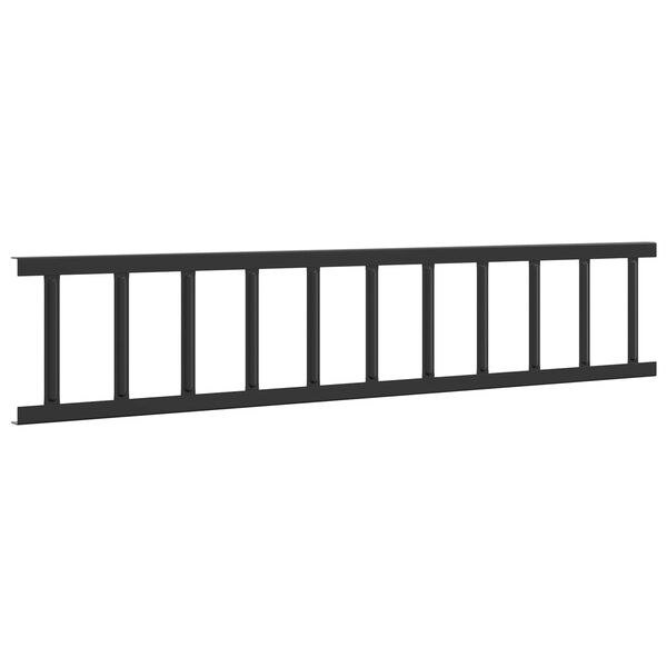 vidaXL Protecci&oacute;n de Nieve para Techo Negro 300 x 2,5 x 20 cm Acero