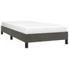 vidaXL Estructura de cama sin colch&oacute;n terciopelo gris oscuro 100x200cm