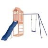 vidaXL Parque infantil de exterior madera maciza Douglas