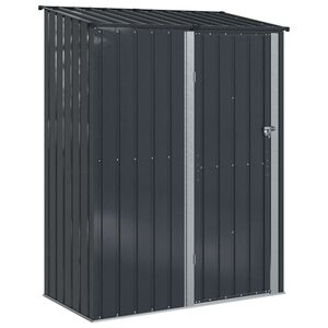 vidaXL Cobertizos de jard&iacute;n Antracita 153,5 x 86 x 200 cm Metal