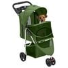 vidaXL Cochecito para perros plegable tela oxford verde 80x46x98 cm