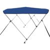 vidaXL Toldo Bimini de 3 arcos azul 183x180x137 cm