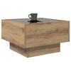 vidaXL Mesa de Caf&eacute; Roble artisan 50 x 50 x 30 cm Madera contrachapada