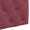 vidaXL Cabecera Colgante Rojo vino 150 x 55 x 7 cm tela