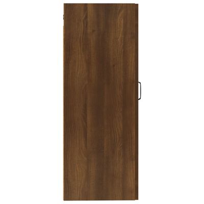 vidaXL Armario colgante madera contrachapada roble marrón 35x34x90 cm