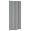 vidaXL Panel de techo 36 pcs Gris 100 x 45 cm Acero galvanizado