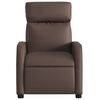 vidaXL Sill&oacute;n reclinable de cuero sint&eacute;tico marr&oacute;n