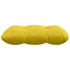 vidaXL Cojines para asiento 4 pcs Amarillo Claro 45 x 45 x 12 cm tela