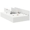 vidaXL Cama con almacenamiento 120 x 200 cm Madera de ingenier&iacute;a