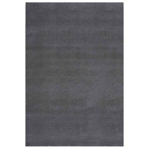 vidaXL Alfombra de pelo largo color antracita, 240 x 340 cm, poli&eacute;ster