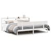 vidaXL Cama sin colch&oacute;n madera maciza de pino blanca 180x200 cm