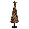 vidaXL &Aacute;rbol de Navidad Marr&oacute;n 149 cm Madera de teca maciza