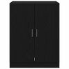 vidaXL Armario para lavadora 2 pcs Roble Negro 70,5 x 71,5 x 181,5 cm