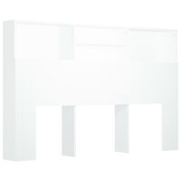 vidaXL Mueble cabecero blanco 160x19x103,5 cm