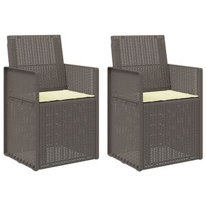 vidaXL Sillas de comedor de jard&iacute;n PP