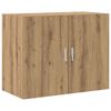 vidaXL Armario de Pared Roble Artesanal 80 x 42,5 x 64 cm