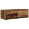 vidaXL Mueble para TV madera contrachapada envejecida 80x31x25,5 cm