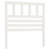vidaXL Cabecero de cama madera maciza de pino blanco 81x4x100 cm