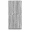 vidaXL Armario madera contrachapada gris Sonoma 90x52x200 cm