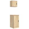 vidaXL Armarios 2 uds para garaje madera de ingenier&iacute;a roble sonoma