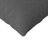 vidaXL Cojines de sofá 2 pcs Gris oscuro 200 x 40 cm Tela de pana