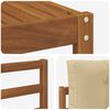 vidaXL Conjunto de sof&aacute;s de exterior con coj&iacute;n 7 pcs Natural y Beige