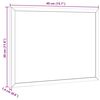 vidaXL Tablero de corcho con marco de madera de pino macizo 40x30 cm