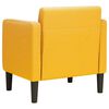 vidaXL Sillón con reposabrazos amarillo claro 54 cm tejido de pana