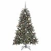 vidaXL &Aacute;rbol de Navidad artificial Verde 180 cm PVC, Pl&aacute;stico y Acero