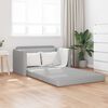 vidaXL Sof&aacute; cama 110cm Gris Nube tela