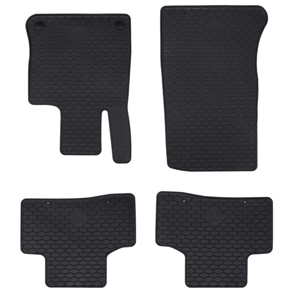 vidaXL Alfombrilla de Coche 4 pcs Negro adecuada para GLC 2023- TPE