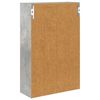 vidaXL Armario de pared para ba&ntilde;o Gris Concreto 40 x 16 x 62,5 cm