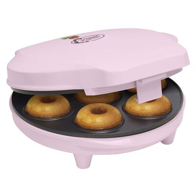 Bestron Máquina de donuts ADM218SDP 700 W rosa