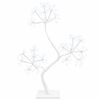 vidaXL &Aacute;rbol de Navidad LED en forma de S 2 uds. Blanco