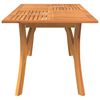 vidaXL Mesa de jard&iacute;n madera maciza de acacia 200x90x75 cm