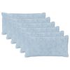 vidaXL Funda de almohada 6 uds. HOUTEN Azul Claro 40 x 80 cm