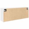 vidaXL Mueble de pared de ba&ntilde;o madera ingenier&iacute;a blanco 100x25x40 cm